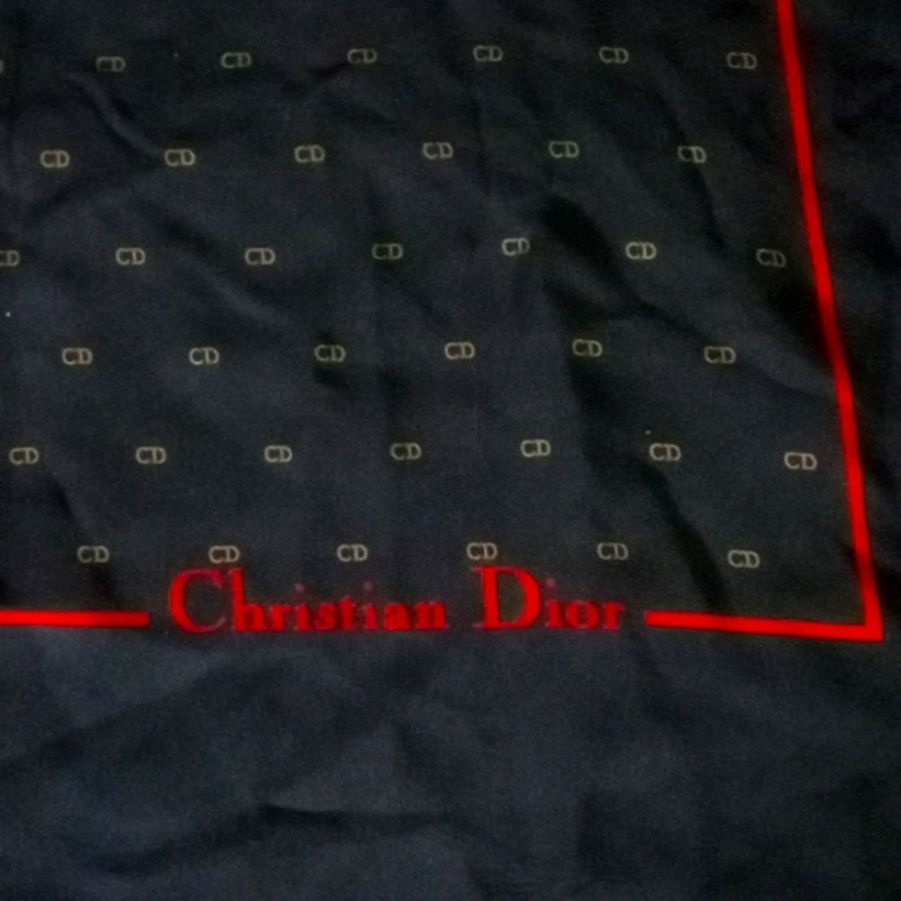 Christian Dior silk scarf